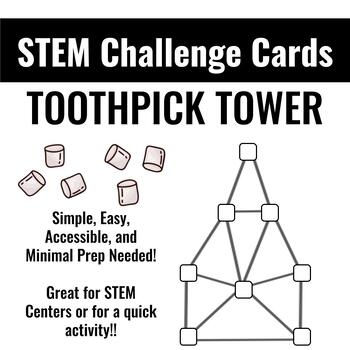 Preview of STEM Challenge - Toothpick Tower