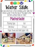 STEM Challenge - Water Slide