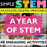 STEM Challenges for the ENTIRE YEAR Bundle STEM Activities