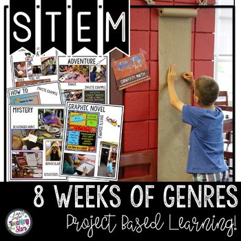 Preview of STEM Challenges | 8 Reading Genres 