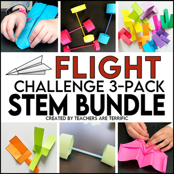 Preview of STEM Flight Challenges - 3 Engaging Problem-Solving Projects