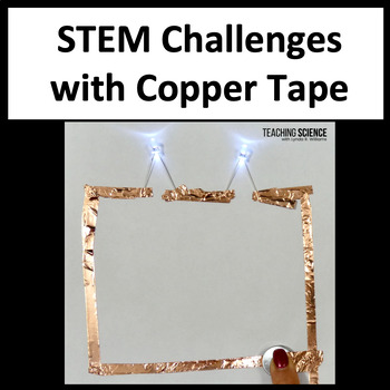 Preview of Summer STEM Challenge - Electrical Circuits Copper Tape Engineering Activities