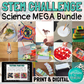Preview of STEM Challenges Bundle of Hands-On Science Lab Activities PRINT and DIGITAL