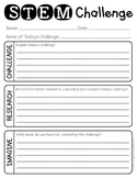STEM Challenge Lab Sheet {FREEBIE}