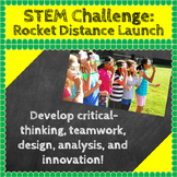 STEM Challenges: Rocket Distance Launch STEM Activity Scie