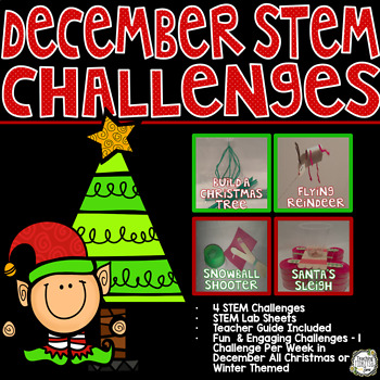 Preview of Christmas STEM Challenges - Winter STEM
