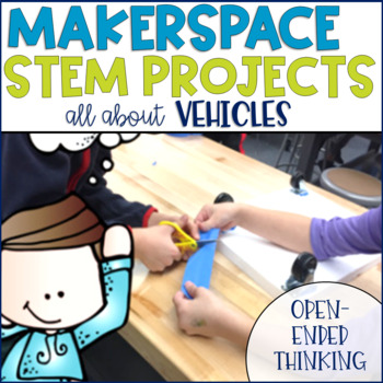 Preview of STEM Makerspace Activities About Vehicles
