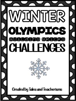 Preview of STEM Challenges for use with LEGO® Building Bricks: 24 Engaging Winter Olympics 