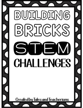 Preview of STEM Challenges for use with LEGO® or Building Blocks:120 Task Cards/Journal