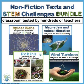 Preview of Nonfiction Texts with STEM Challenges for Upper Elementary