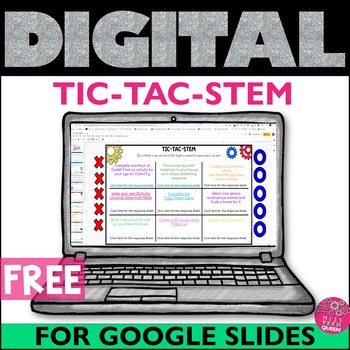 Preview of STEM Choice Board STEAM Activities Google Classroom Activities Makerspace