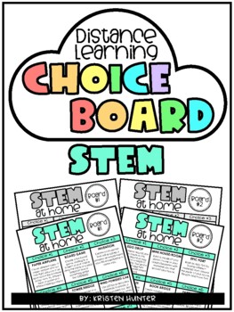 Preview of STEM Choice Board (at home) - Distance Learning