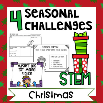 Preview of STEM Christmas Stations 