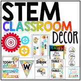 STEM Classroom Decor | STEM labels | STEM Binders | STEAM Posters