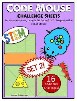 Preview of STEM Code & Go Robot Mouse Coding Challenge - Set 2 (16 Additional Challenges)!