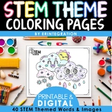 STEM Coloring Pages 40 Printable Coloring Sheets Digital V