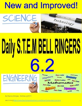 Preview of STEM Daily Bell Ringers / Warm Ups Version 6.2