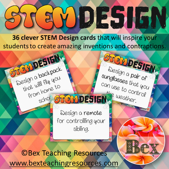 STEM Design Cards by Bex | Teachers Pay Teachers