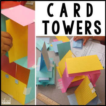Preview of Card Tower STEM Challenge Mini Bundle
