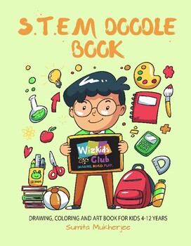 Preview of STEM Doodle Book: Drawing, Coloring and Art Book for Kids 4-12 years