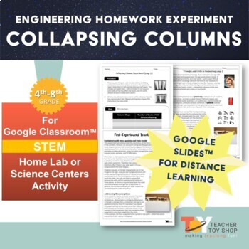 Preview of STEM Engineering Activity & Reading Passage | Google Slides™ Distance Learning