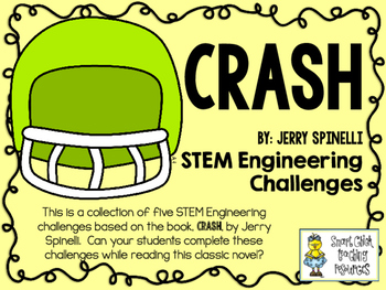 Preview of STEM Engineering Challenge Novel Pack ~ Crash, by Jerry Spinelli
