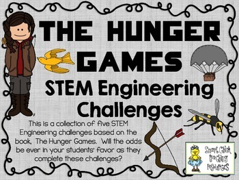 Preview of STEM Engineering Challenge Novel Pack ~ The Hunger Games by S. Collins