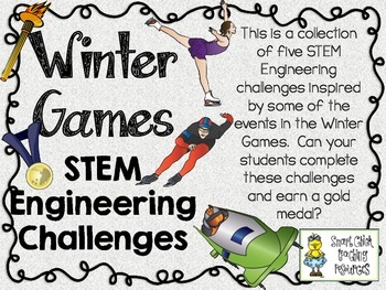 Preview of STEM Engineering Challenge Pack ~ Winning the Winter Sports Challenges