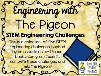 Preview of STEM Engineering Challenge Picture Book Pack ~ Engineering with the Pigeon