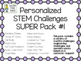 STEM Engineering Challenge Projects ~ PERSONALIZED Super Pack #1