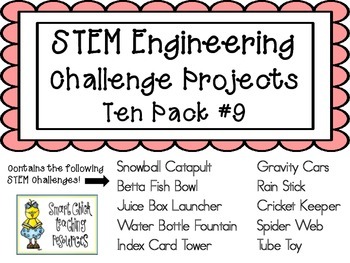 Preview of STEM Engineering Challenge Projects ~ TEN PACK #9