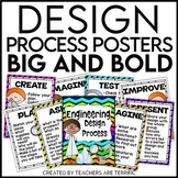 STEM Engineering Design Process Posters Big and Bold Version