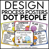 STEM Engineering Design Process Posters featuring Dot People