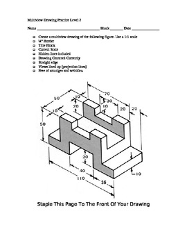 Multiview Drafting Paper