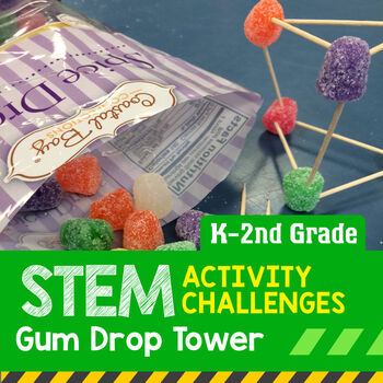 Preview of STEM Engineering Project: Building a Gumdrop Tower (Elementary)