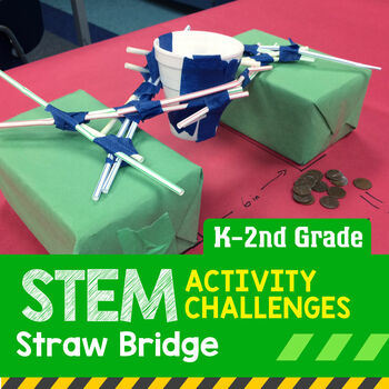 Preview of STEM Engineering Project: Straw Bridge (Elementary)