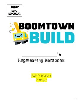 Preview of STEM- Engineering, Science Workbook: Boomtown Build