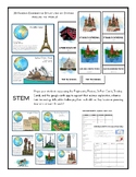 STEM-Engineering Structure Posters, Montessori 3-Part Card