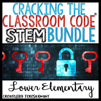 Preview of STEM Escape Room Bundle Cracking the Classroom Code® Lower Elementary
