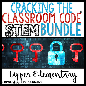 Preview of STEM Escape Room Bundle Cracking the Classroom Code® Upper Elementary