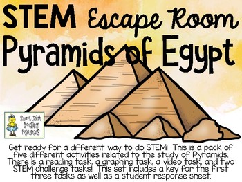 Preview of STEM Escape Room - PYRAMIDS of EGYPT
