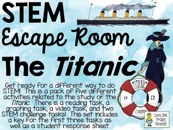 Preview of STEM Escape Room - The RMS Titanic