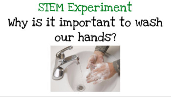 Preview of STEM Experiment- Why do we wash our hands?  