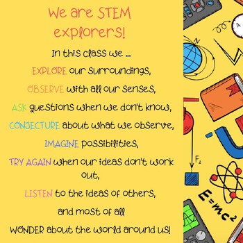 Preview of STEM Explorers Classroom Rules