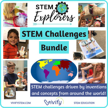 Preview of STEM Explorers: Elementary STEM Curriculum + History Around the World