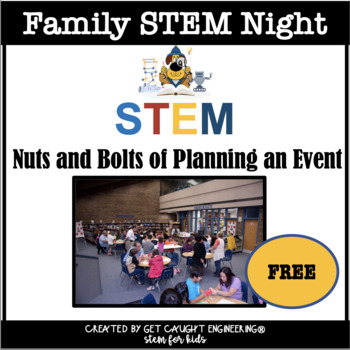 Preview of STEM Family Night Free Planner