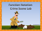 STEM Function Notation Crime Scene Lab