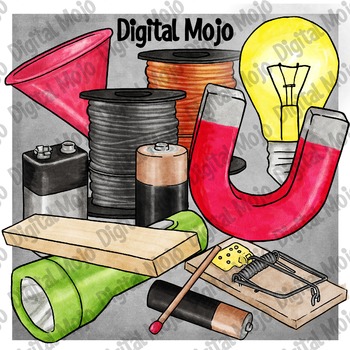 Preview of STEM Garage Supplies Clipart