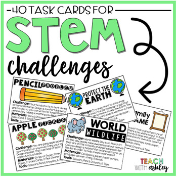 Preview of STEM Challenge Task Cards