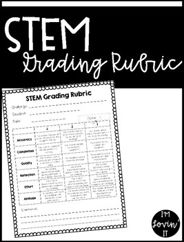Preview of STEM Grading Rubric
